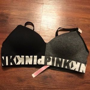 PINK Lightly Lined Wireless Bra